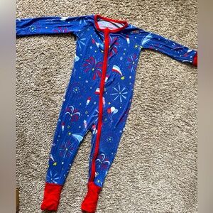 Patriotic little sleepies zippy